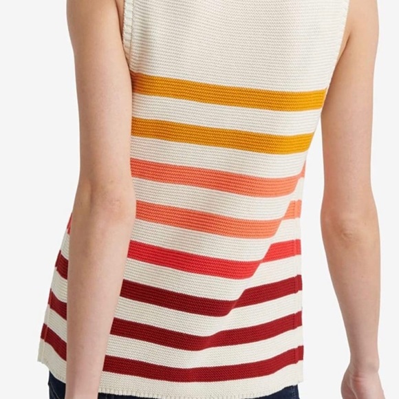 Lucky Brand Sleeveless Pullover Ombre Sweater - Picture 2 of 7